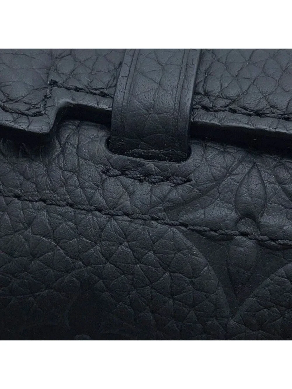 Louis Vuitton Shoulder Bag Taurillon Monogram Soul Trunk Black